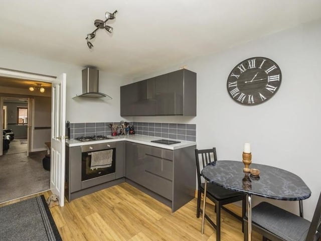 A delightful corner of the kitchen that underlines how the property is up with the times. It's a room that should make the cooks of the house very happy.