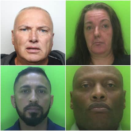The latest rogues' gallery of criminals jailed in Nottinghamshire over the last month.