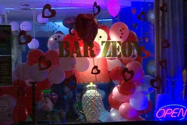 Shops and bars across Kimberley got involved by creating romantic window displays.