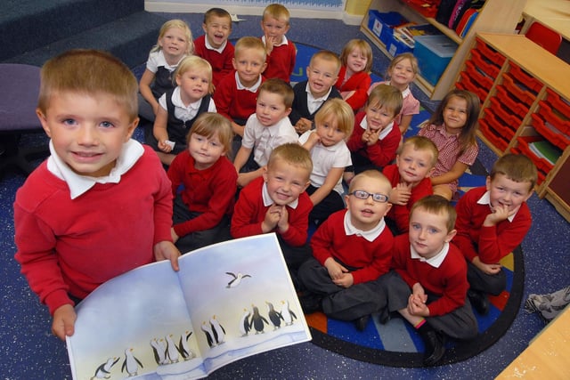 Morvern Park Primary School's Penguin group who were taught by Mrs Pride in 2012.