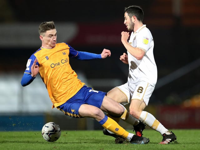 Oli Hawkins has collected 11 bookings in 33 games.