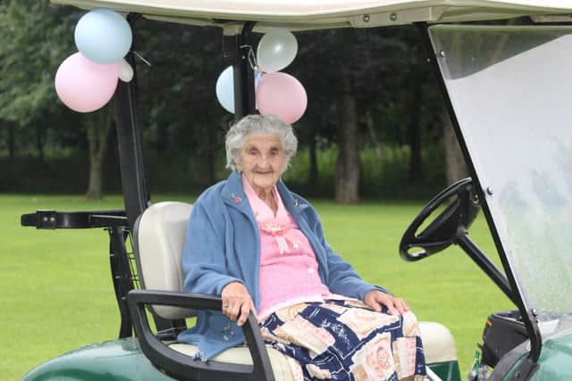 Ms Alcock's 105th birthday wish