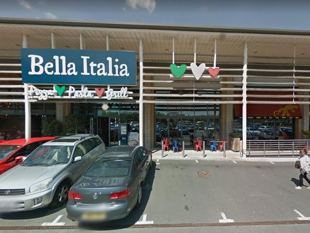Bella Italia on Mansfield Leisure Park, Park Lane, Mansfield. Last inspected on July 19, 2021.