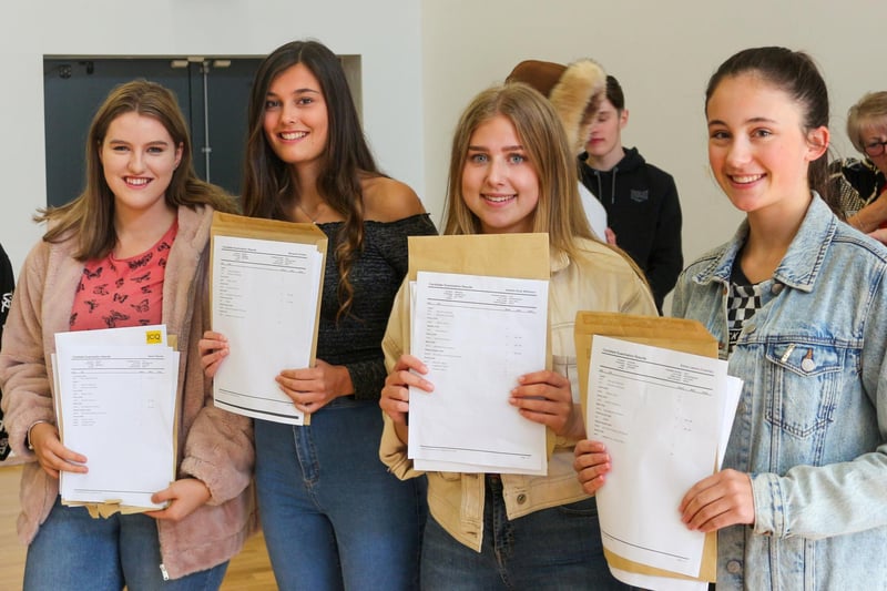 Results day is celebrated at Samworth Church Academy.