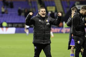 Nigel Clough after the English Football League 1 win against Bolton Wanderers FC at The Toughsheet Community Stadium, 29 December 2029. Photo credit Chris & Jeanette Holloway / The Bigger Picture.media