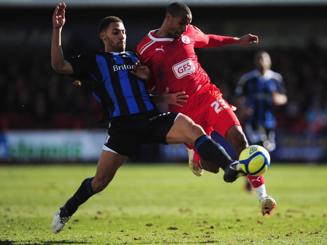 Tyrone Barnett left Crawley for Peterborough in a record sale for Town.