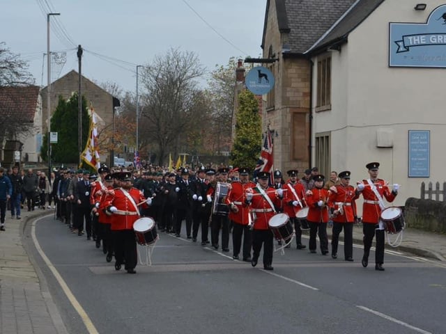 Mansfield Woodhouse parade.
