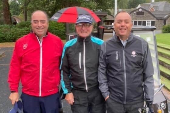 Sprightly stalwart Tom Richardson, who has been a member of the bridge club for more than 30 years, marked his 90th birthday by playing an 18-hole round of golf with sons Peter and Andrew.