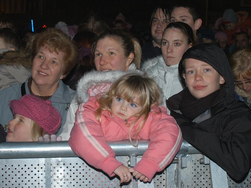 Do you recognise any of these faces from the light switch on from 2006.