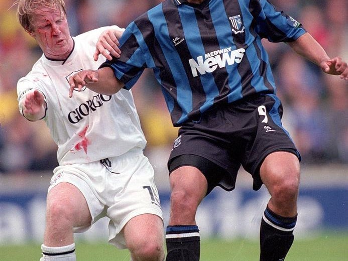 Carl Asaba joined Gillingham from Reading at the start of the 1998/99 season.