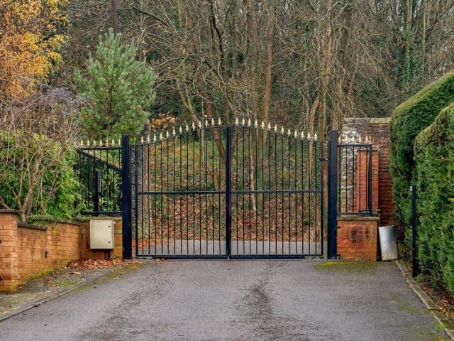 Let's have a look outside now. The property is part of a private, gated development that contains only seven exclusive homes in all.