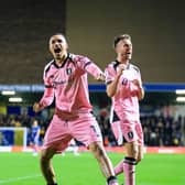 Jon Russell celebrates during the Sky Bet League One match against AFC Wimbledon at Stadium Plough Lane, 20 Oct 2026, Photo credit Chris & Jeanette Holloway / The Bigger Picture.media