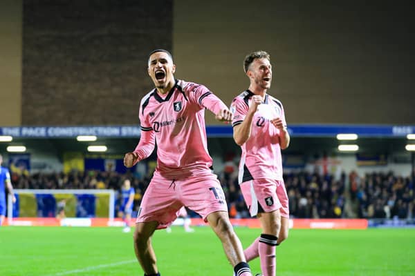 Jon Russell celebrates during the Sky Bet League One match against AFC Wimbledon at Stadium Plough Lane, 20 Oct 2026, Photo credit Chris & Jeanette Holloway / The Bigger Picture.media