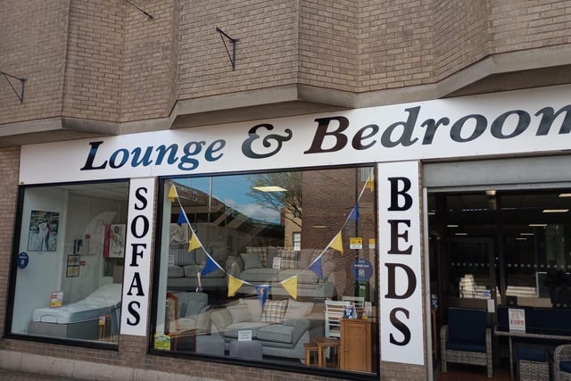 Staff at Lounge and Bedroom Furniture Store, Stockwell Gate, have showcased support for the boys.