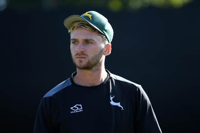 Joe Clarke of Notts Outlaws. (Photo by Alex Davidson/Getty Images)