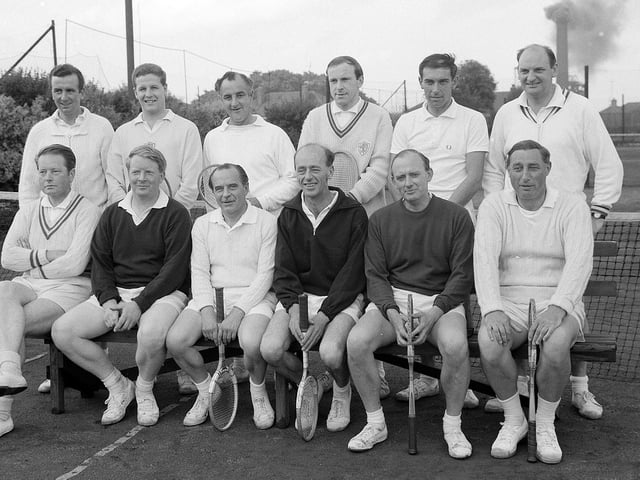 Mansfield Tennis Club's team in 1965.