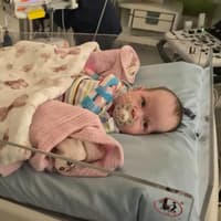 Sutton mum launches fundraiser after baby daughter’s life-saving surgery