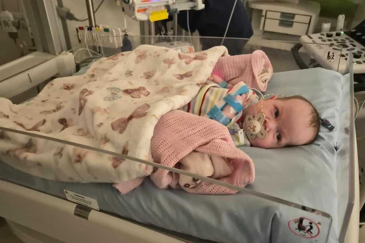 Sutton mum launches fundraiser after baby daughter’s life-saving surgery