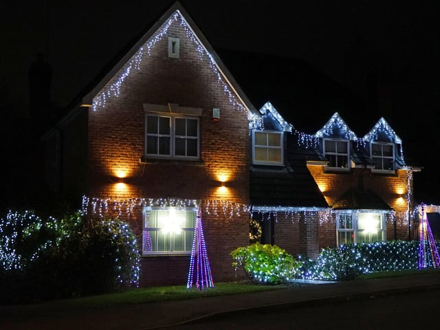 Paddock Close has been lighting up for charity for more than 15 years