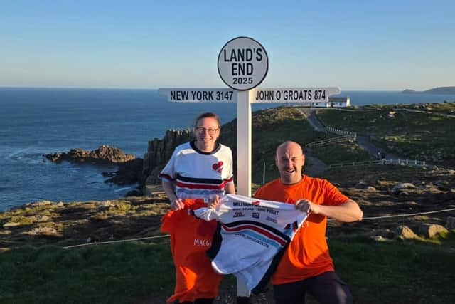 Zoe Woods, along with her best friend Eaddie Mac, are fundraising by walking from Land's End to John O'Groats.