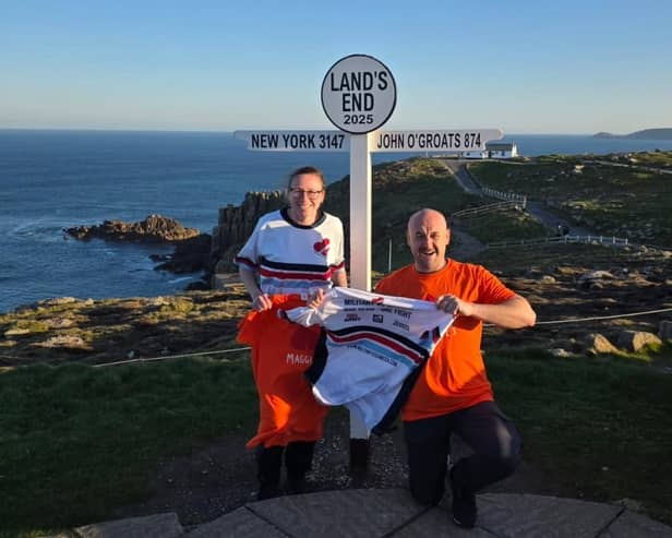 Zoe Woods, along with her best friend Eaddie Mac, are fundraising by walking from Land's End to John O'Groats.