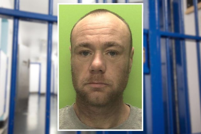 Scott Gallagher, 38, of Sneinton Hermitage, Sneinton, Nottingham, pleaded guilty to two burglaries, a theft, and two counts of possessing class A drugs. He was sentenced to 1,241 days in prison – just over three years and four months.