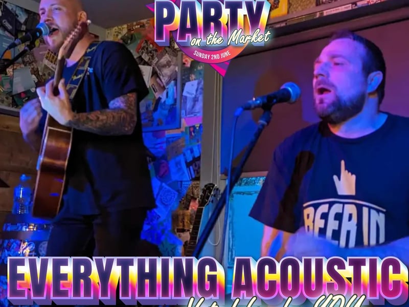 Everything Acoustic (as voted by residents) will perform at 1.15pm.