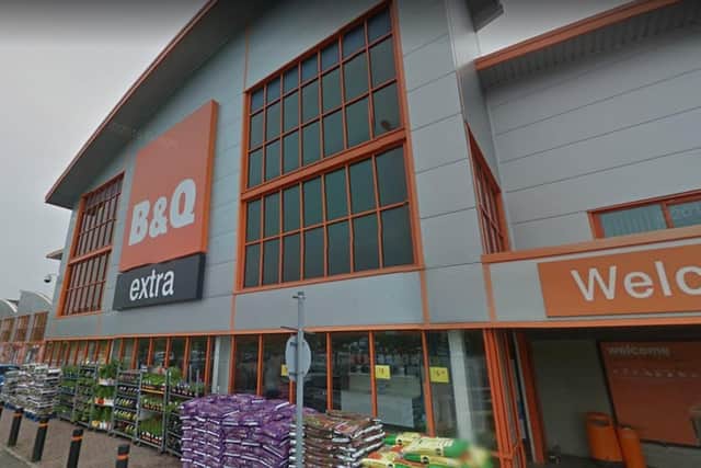 Officers, supported by Police Dog Seth, tracked a suspect to the B and Q superstore in Sutton.