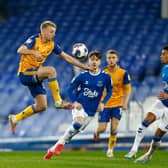 Stags in action against Everton U21s at Hillsborough tonight Photo  by Chris HOLLOWAY @ The Bigger Picture.media