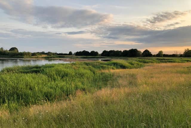 Restored quarry at Besthorpe Nature Reserve