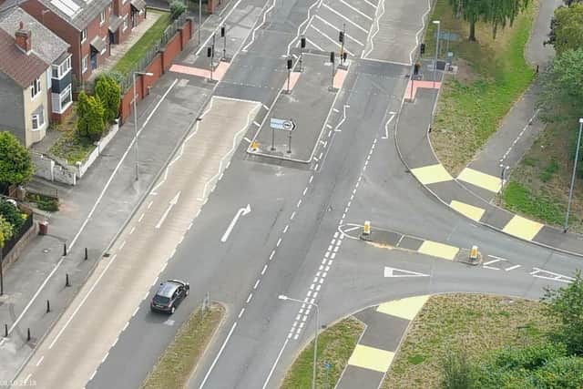 The junction where the crash took place