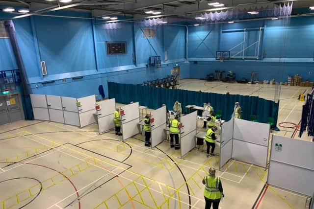 Testing bays at Oak Tree Leisure Centre