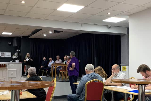 Councillor Debra Barlow chaired the meeting. The public meeting was held on July 29, at Warsop's ex-servicemens club, on Carr Lane.