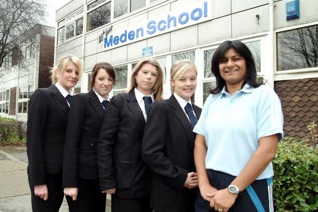 Kamal Harvey-Mistry PE Teacher at Meden School, Warsop, right and pupils before their visit to Brazil as part of a cultural project involving children's rights, football and dance.