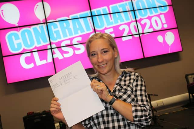 Louise Hawksley was overjoyed with her grade 8 in English and a feeling of self-worth