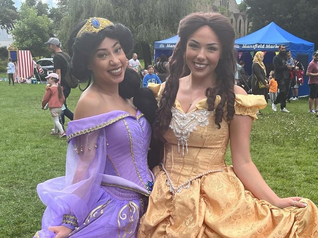 Guests at the festival included Princess Jasmine and Belle. (Photo by: Mansfield Council)