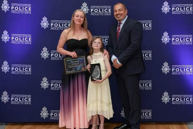 Inspirational schoolgirl Poppy Henson wins police award after tragic loss