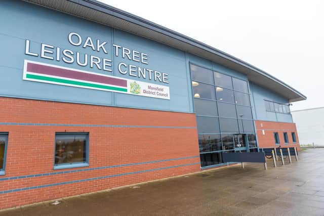 Oak Tree Leisure Centre in Mansfield. Photo by Alex Wilkinson Photography.