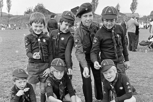 Gala time in 1980 for the scouts