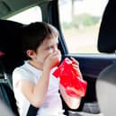 Children are particularly susceptible to car sickness