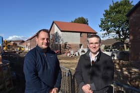 Coun Jason Zadrozny, left, Ashfield Council leader, and Coun Matthew Relf, council cabinet member for planning and regeneration.