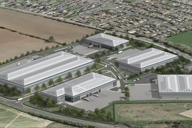 An image of the proposed new business park will look. Photo: Other
