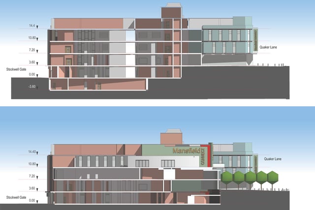 The building would span multiple storeys, including a basement.