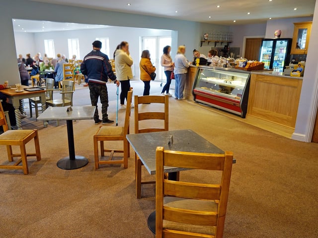 The new cafe has been named after the bothy - the old gardener's house on the Glapwell Nurseries site, which near where Glapwell Hall once stood