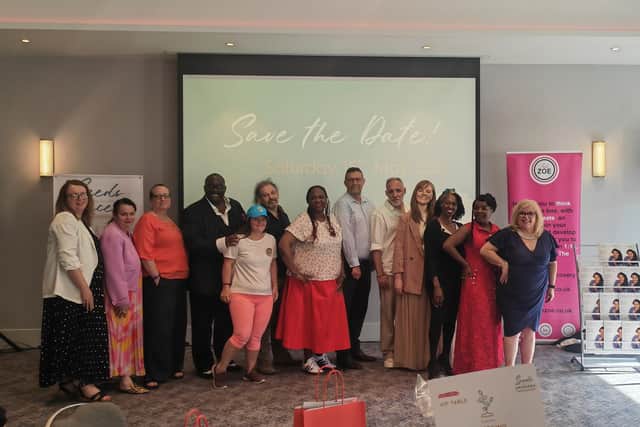 Speakers and delegates at the event in Eastwood Hall. Photo: Submitted