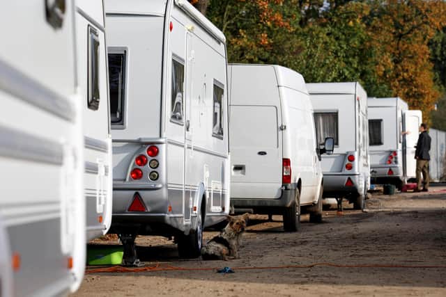 There were more Traveller caravans pitched in Ashfield at the start of this year