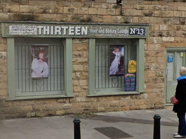 Thirteen Hair & Beauty Lounge on Bridge Street, Mansfield has a rating of 5.0 from 23 Google Reviews.