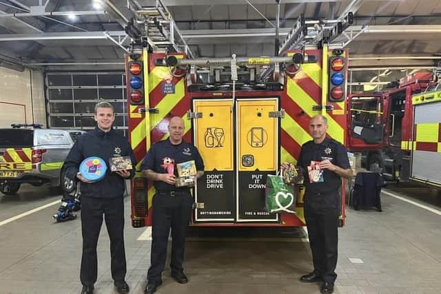Ashfield Fire Station is holding a Christmas toy appeal.