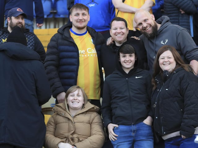 Stags fans at the Leyton Orient game. Photo by Chris & Jeanette Holloway/The Bigger Picture.media