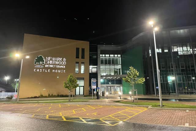 Castle House, Newark & Sherwood Council's headquarters in Newark.